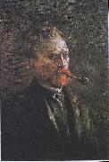 Vincent Van Gogh Self Portrait with Pipe china oil painting artist